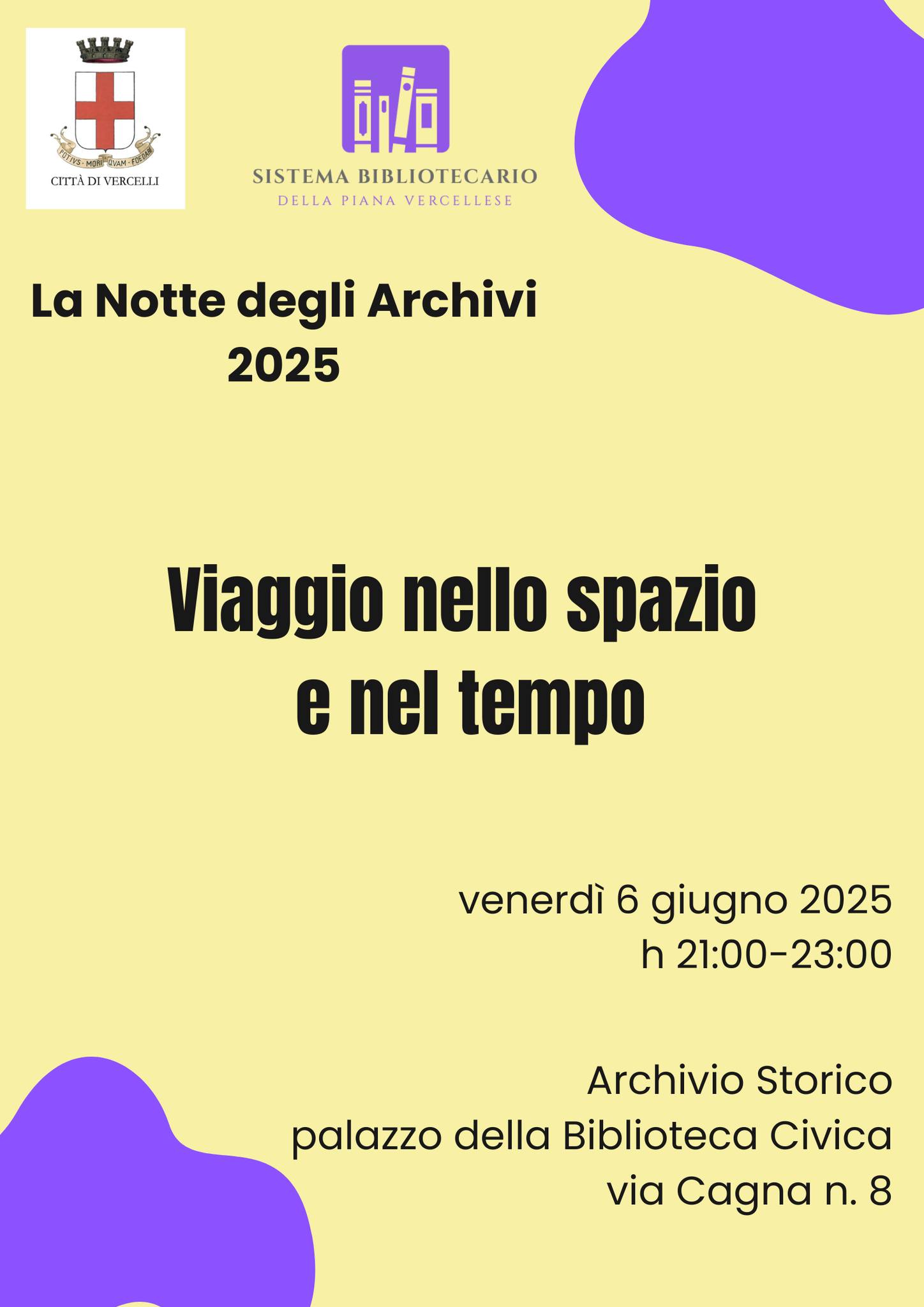 locandina Viaggio nello spazio e nel tempo
