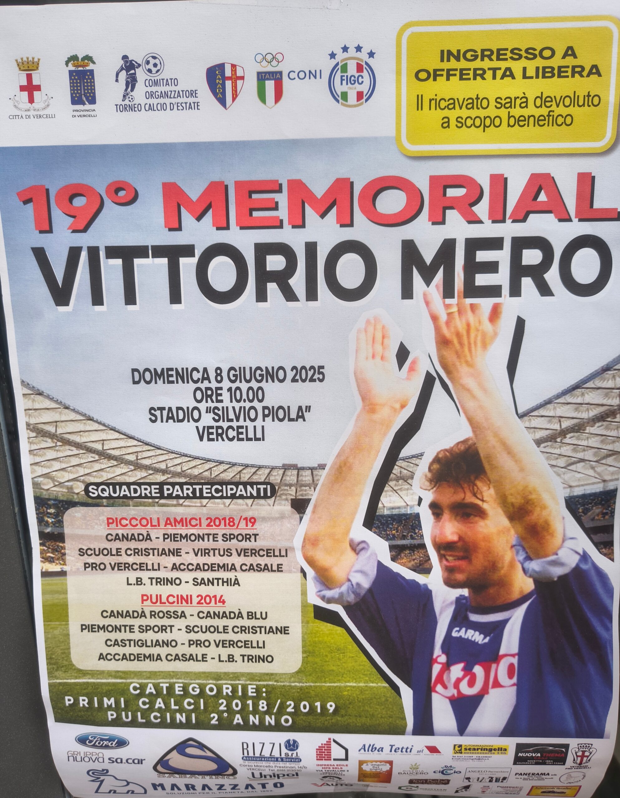 locandina Memorial Vittorio Mero