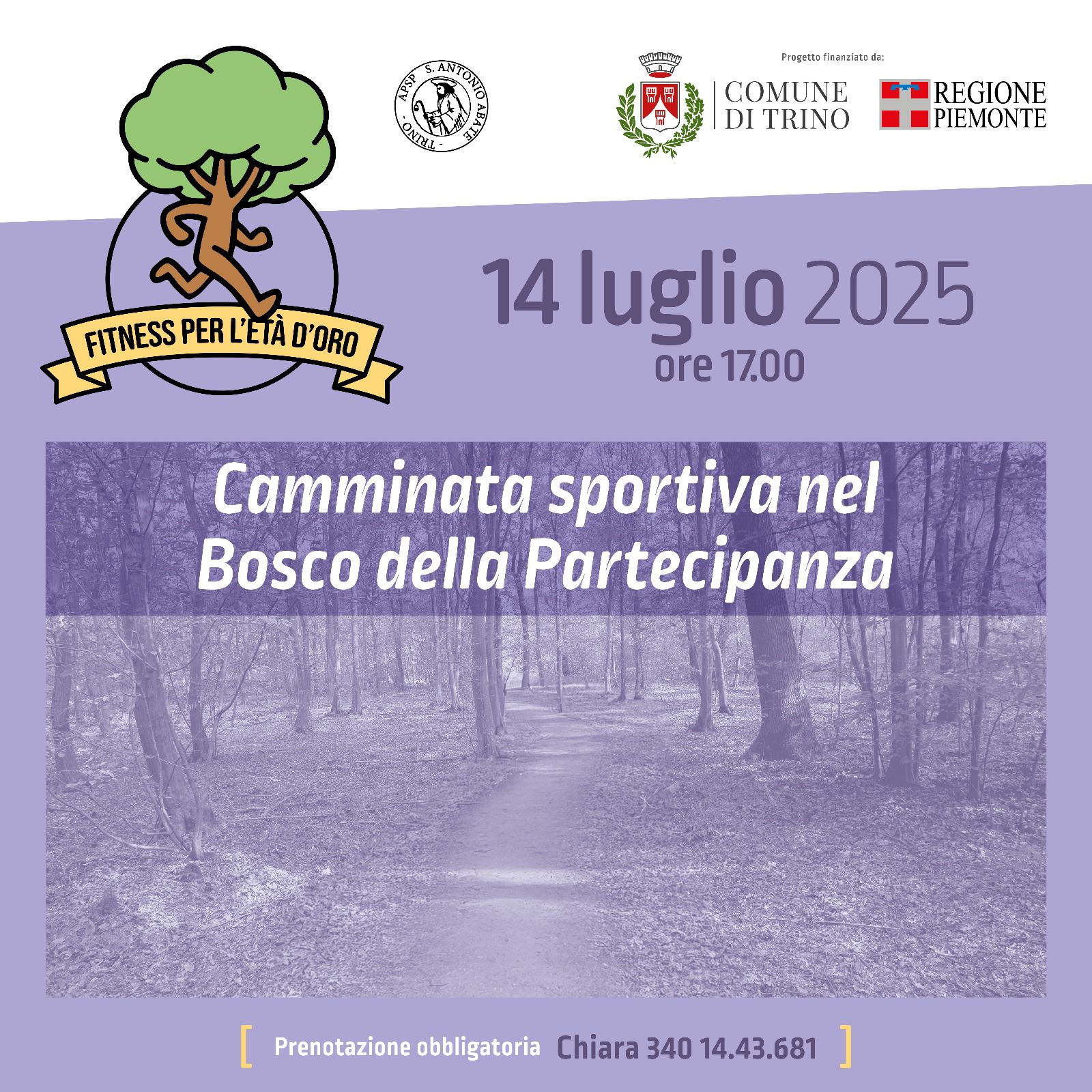 locandina camminata sportiva