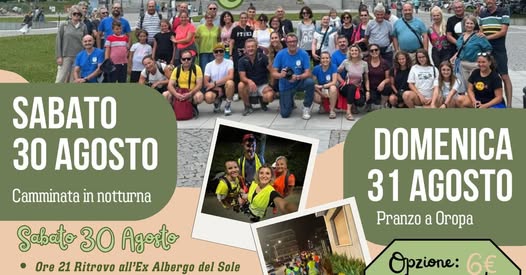 locandina camminata notturna