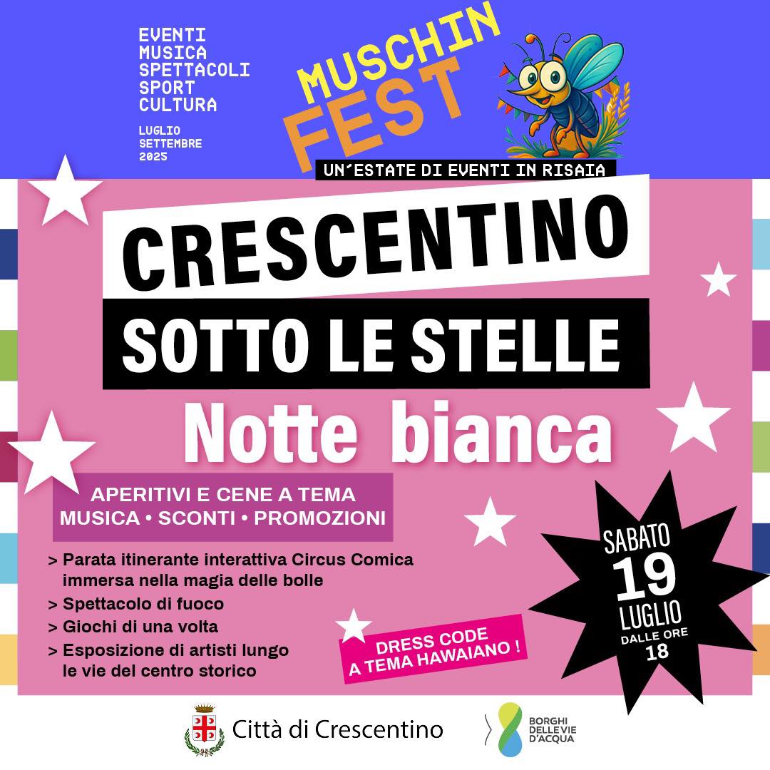 locandina Crescentino sotto le stelle