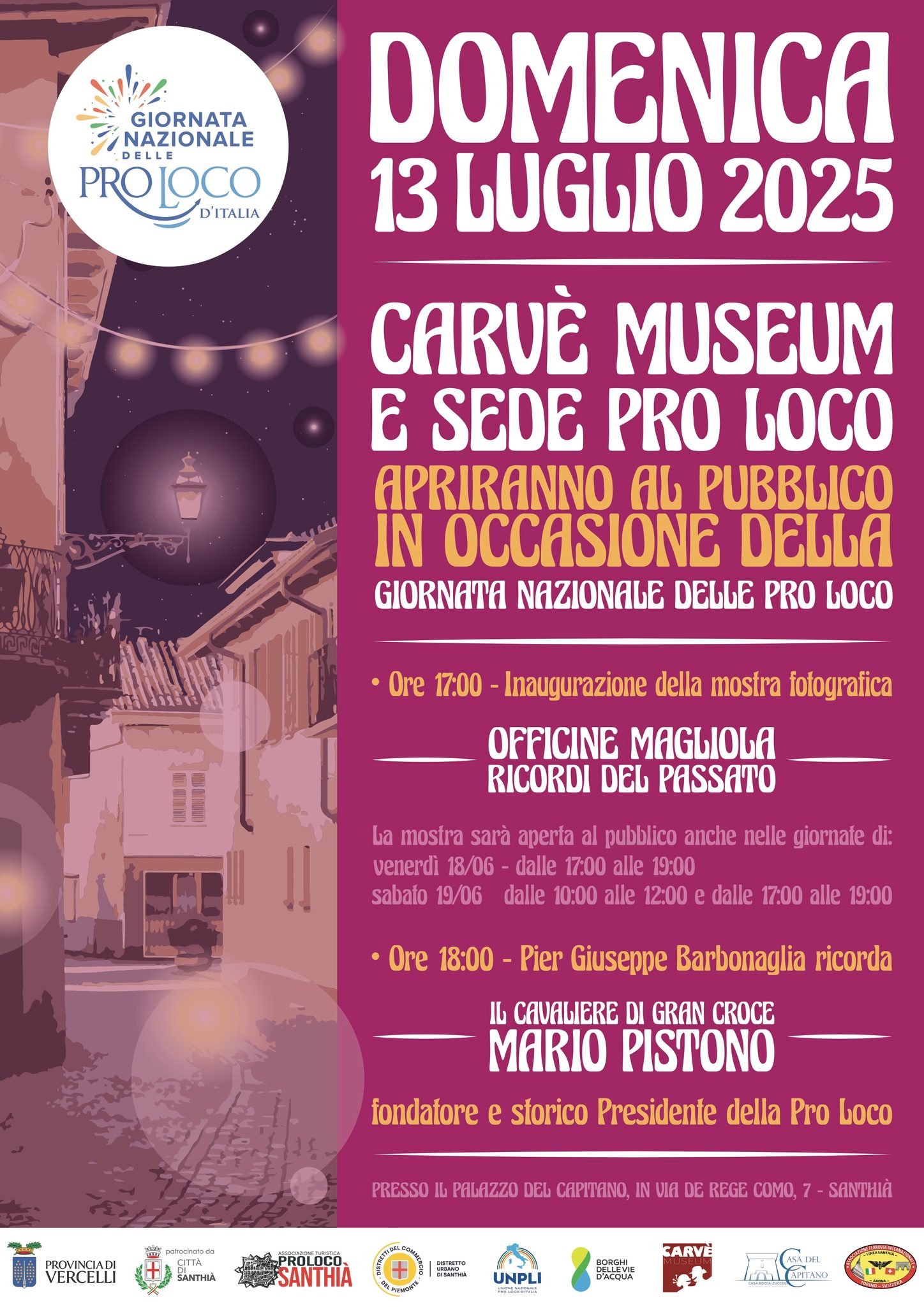 locandina giornata delle pro loco