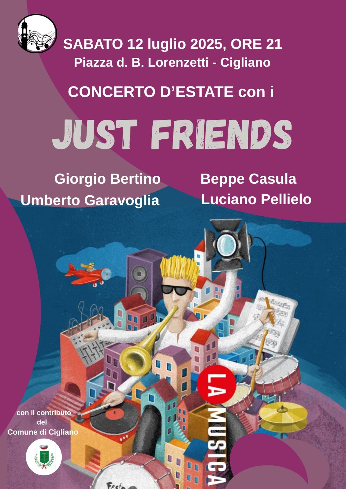 locandina concerto just friends