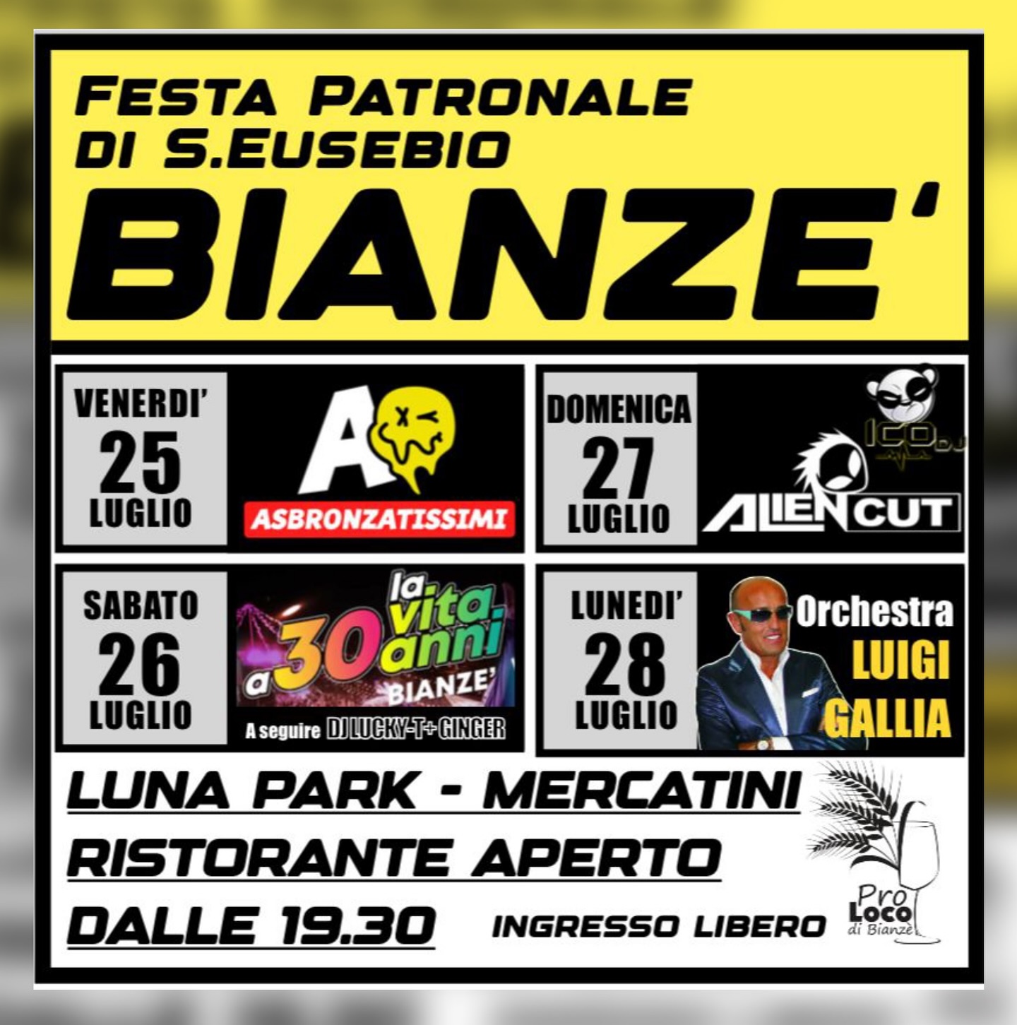 locandina festa patronale