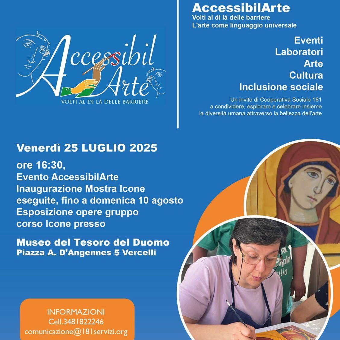 locandina mostra icone