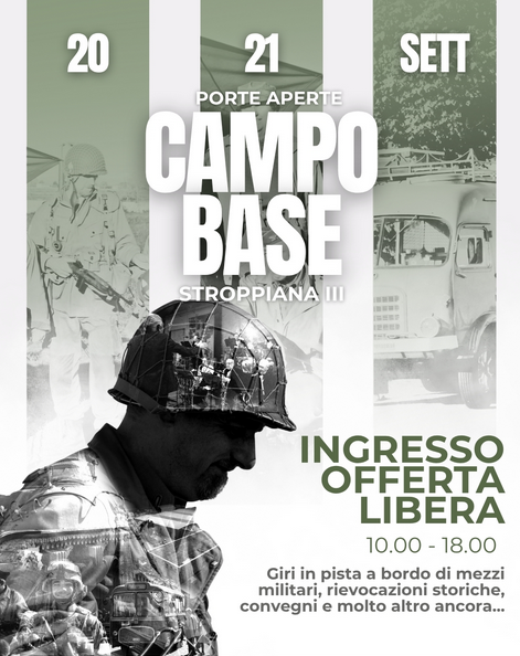 locandina campo base Stroppiana III