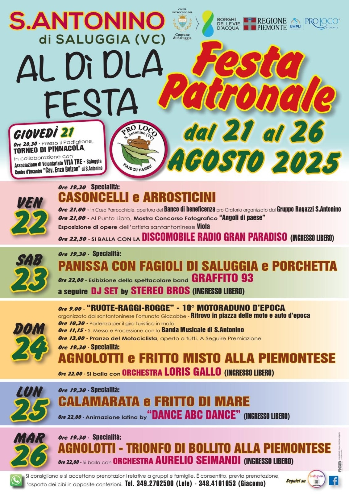 Locandina festa patronale