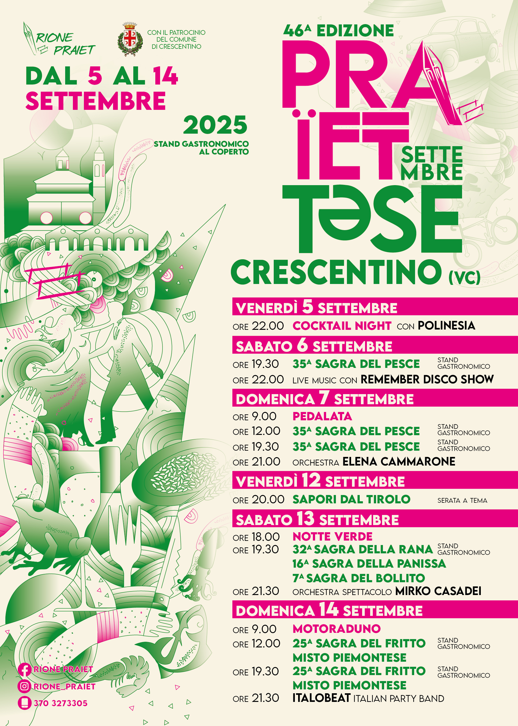 Settembre praiettese programma