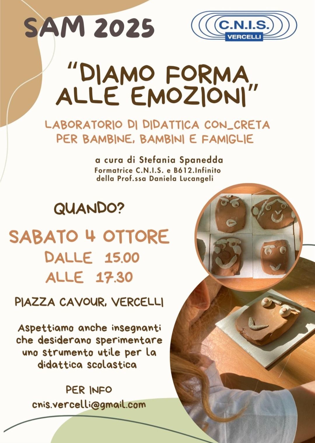 locandina diamo forma alle emozioni