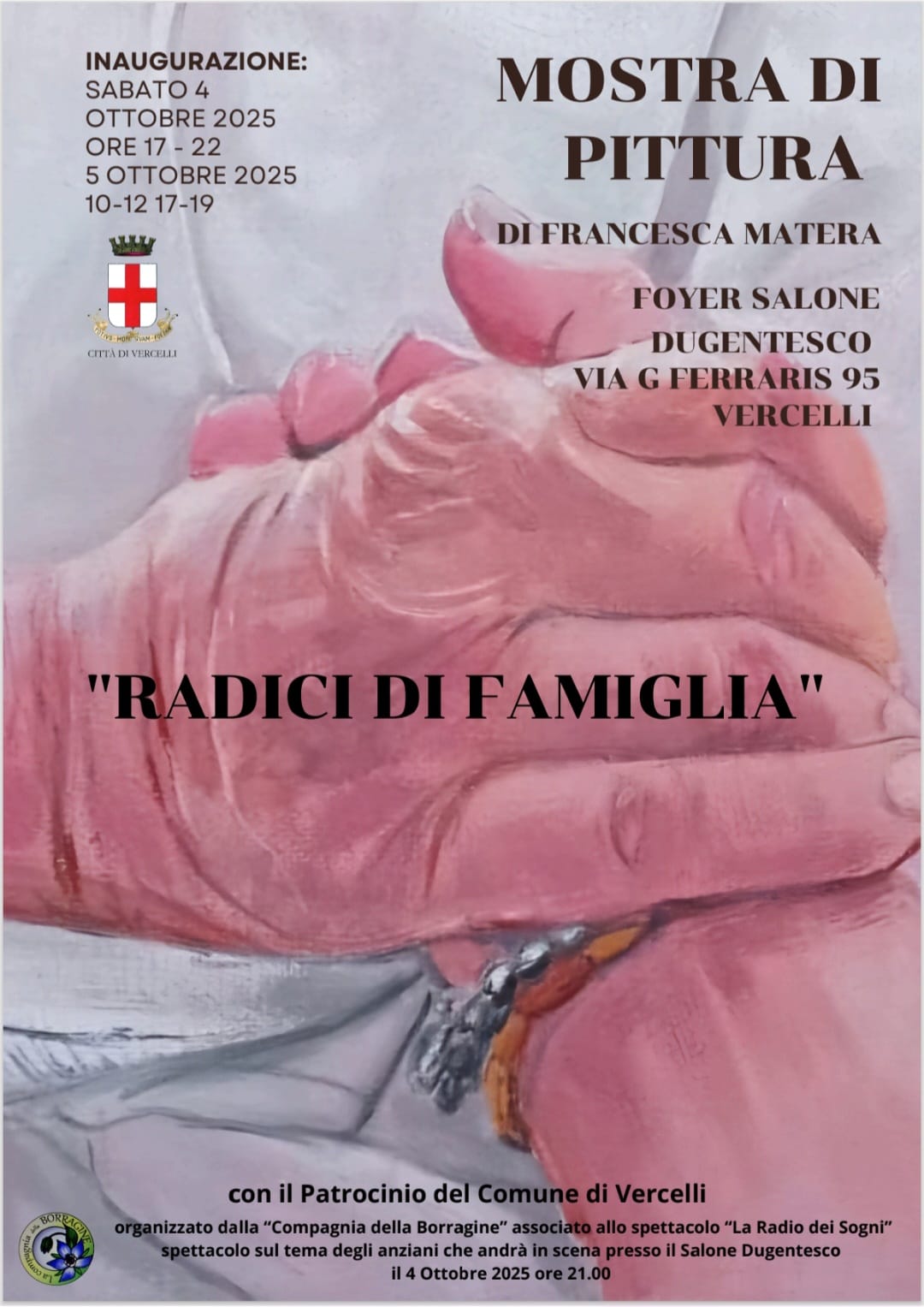 locandina mostra radici di famiglia