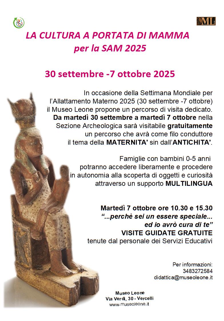 locandina la cultura  a portata di mamma