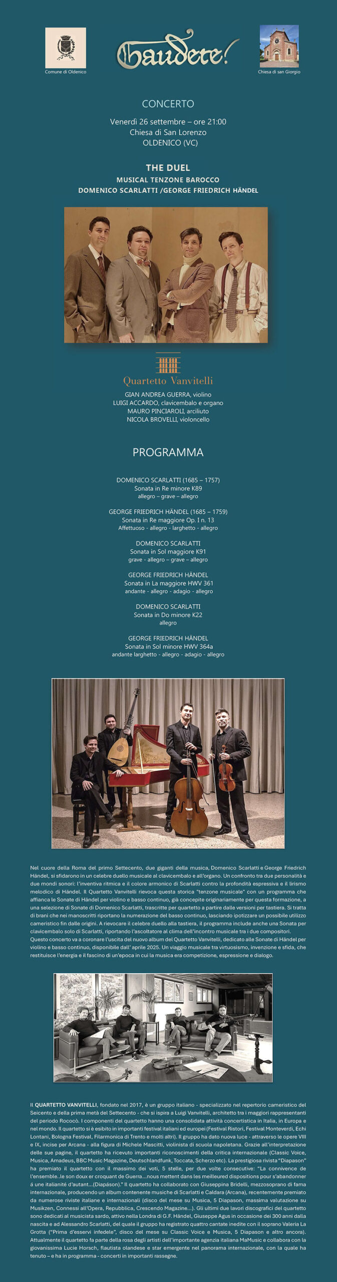 locandina concerto the duel
