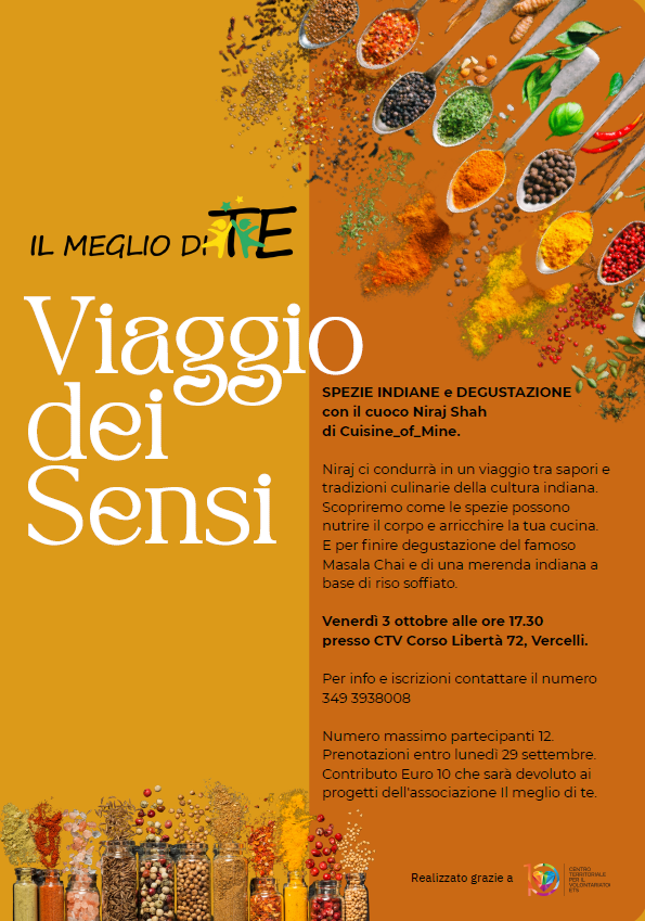 locandina viaggio dei sensi