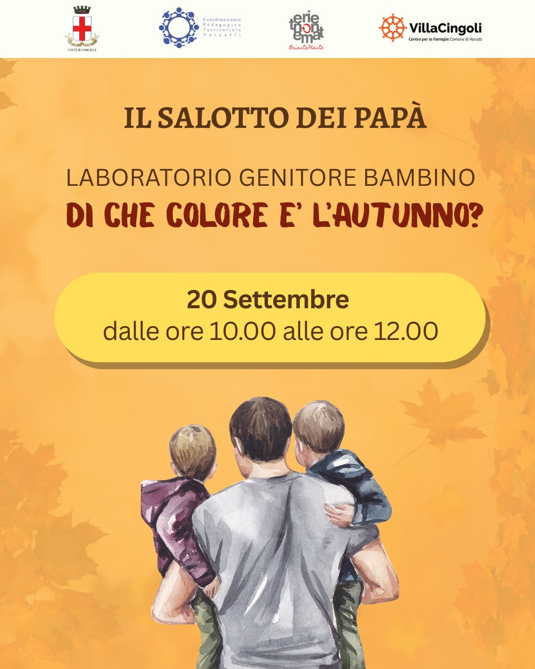 locandina il salotto dei papà