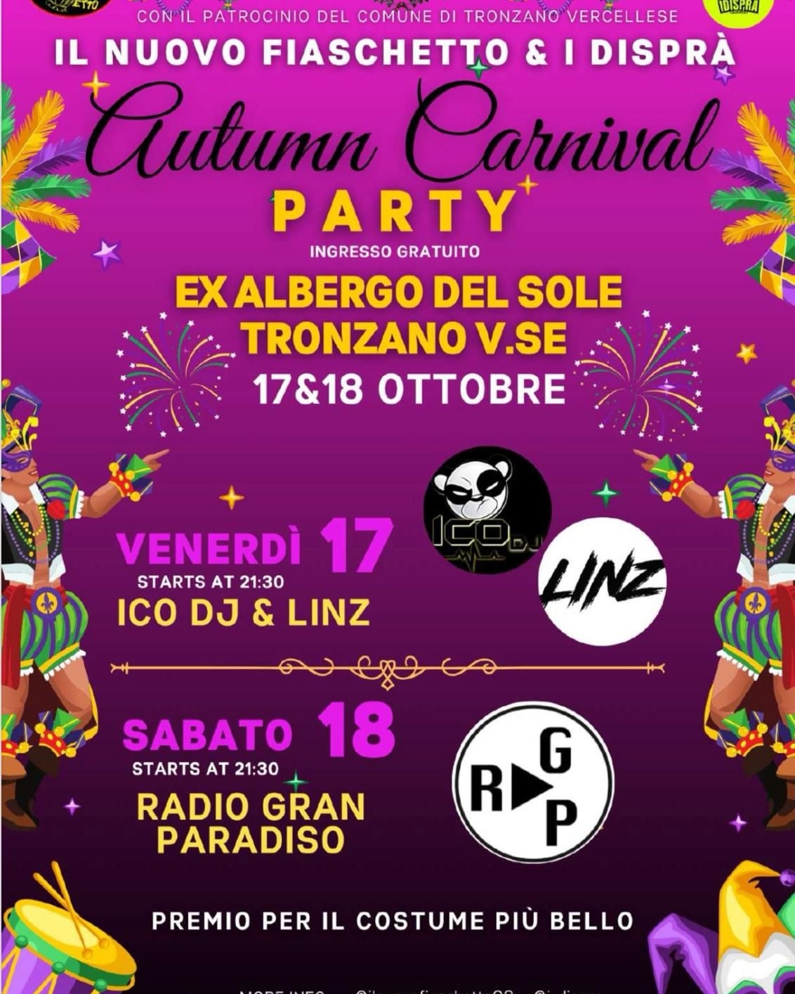 locandina autumn carnival