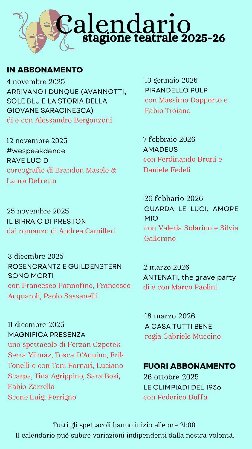 programma stagione 25/26