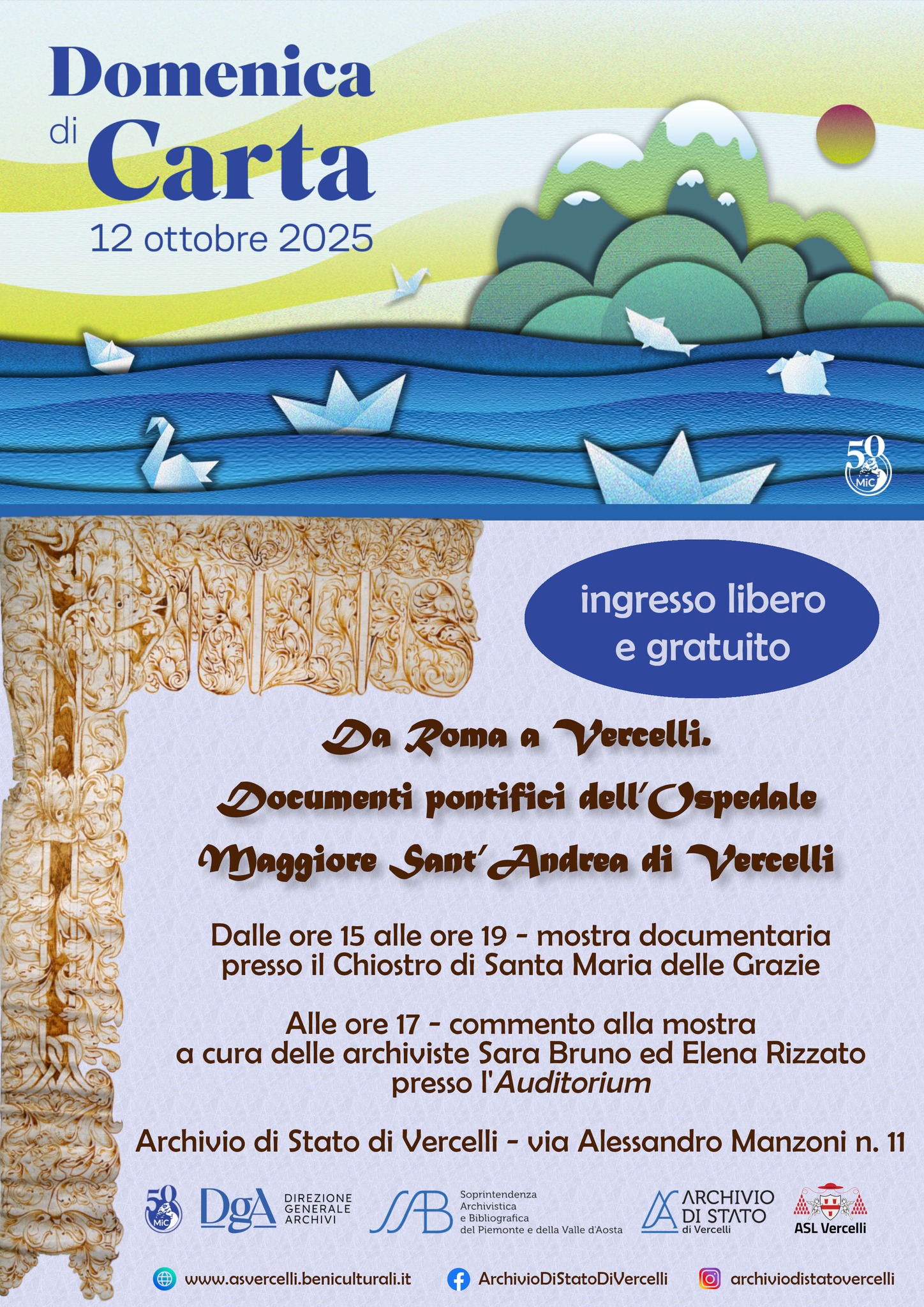 locandina domenica di carta