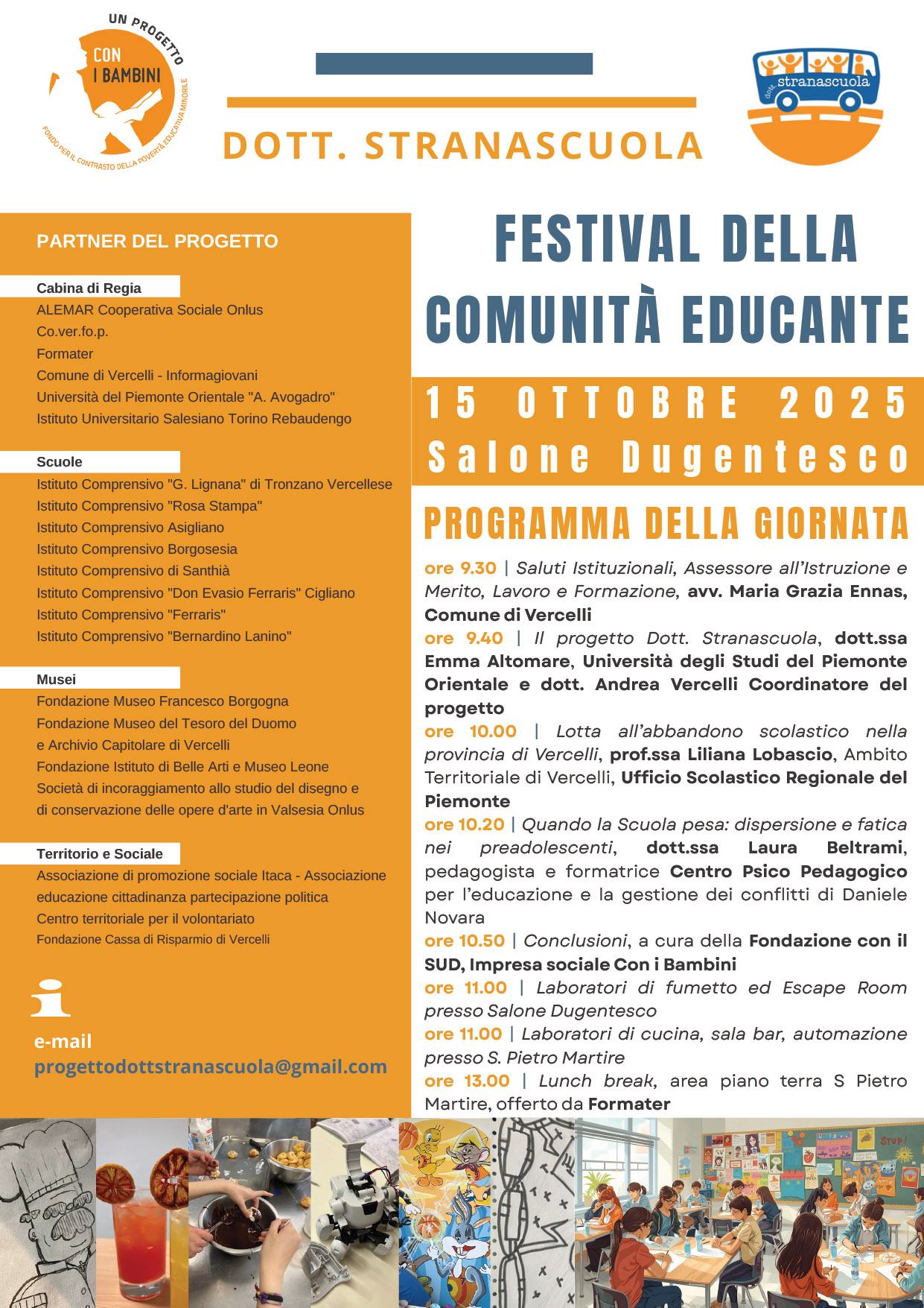 Locandina festival comunità educante