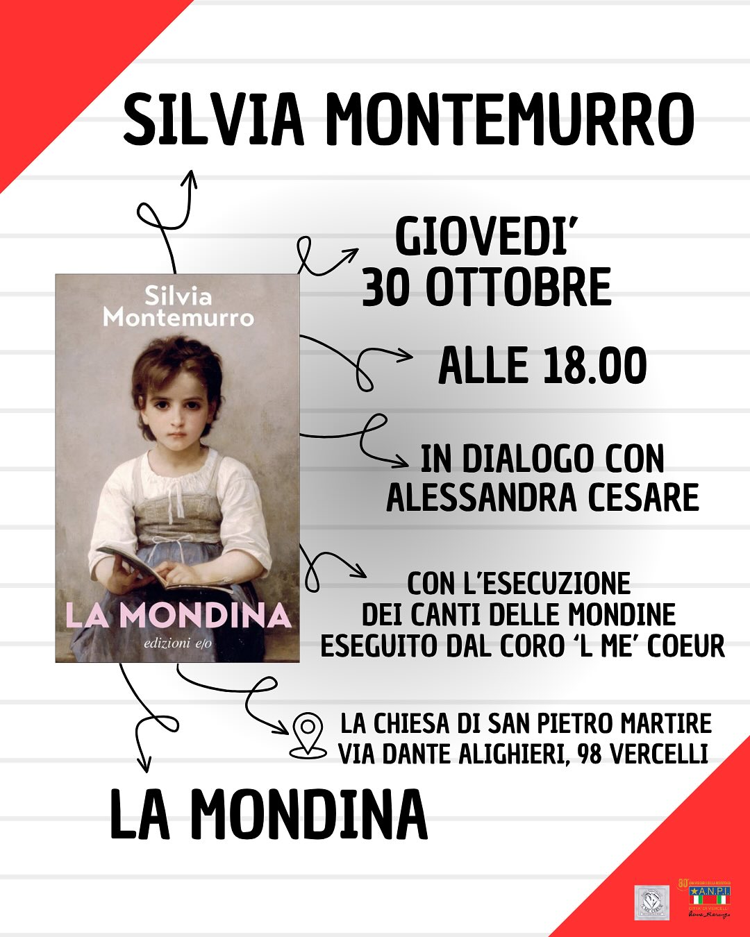 locandina presentazione libro La mondina