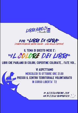 locandina libri di sera