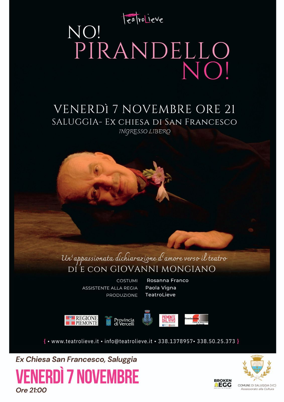 Locandina spettacolo No Pirandello no