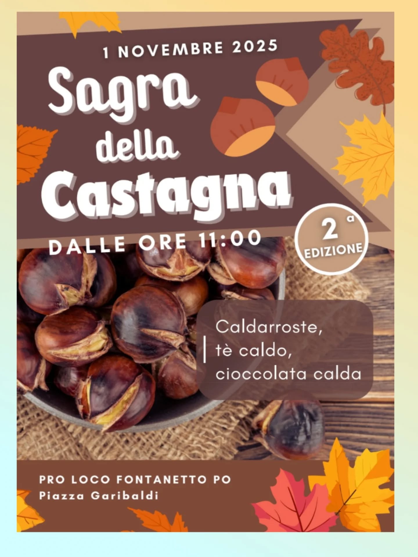 locandina sagra della castagna