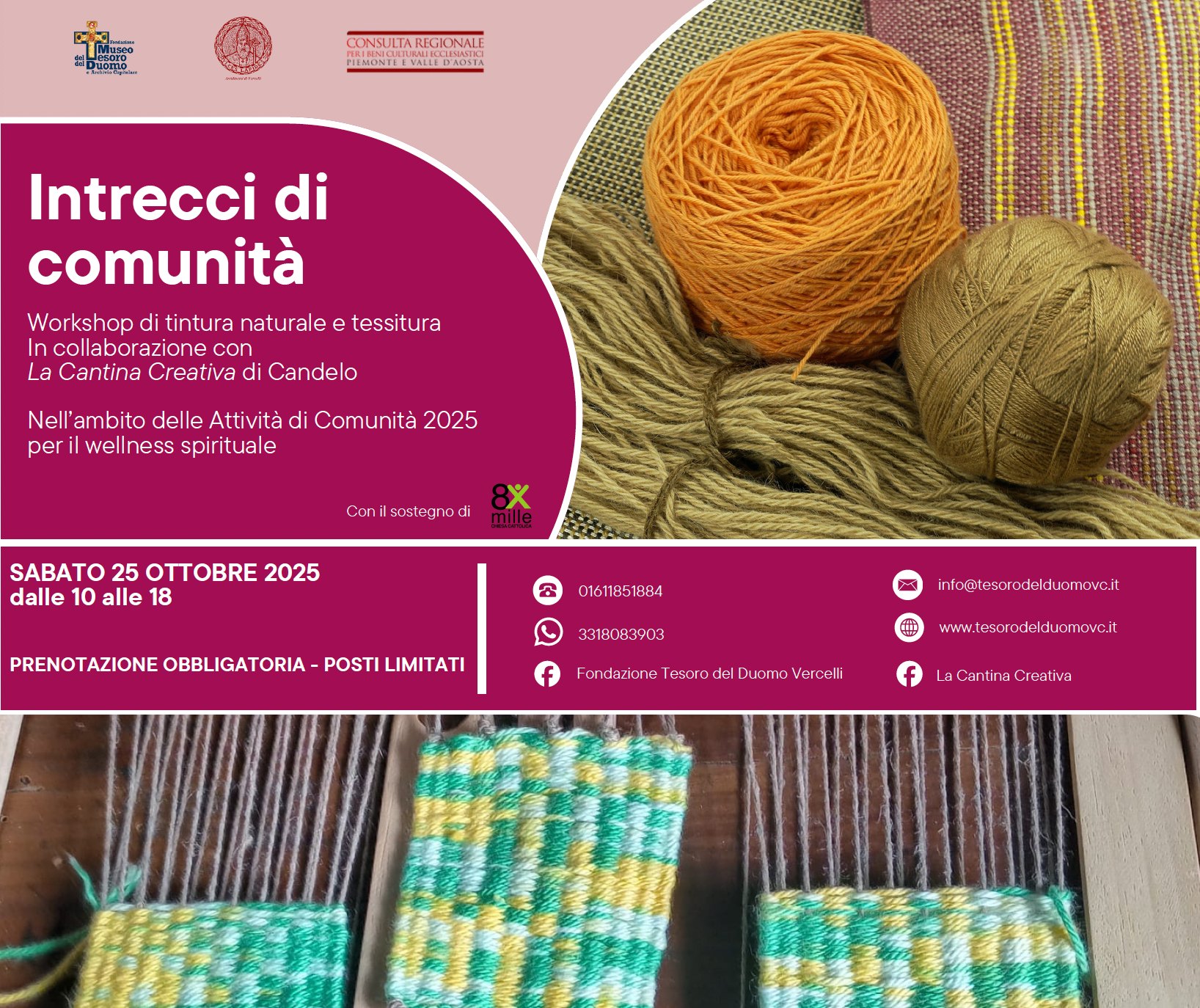 locandina intrecci di comunità