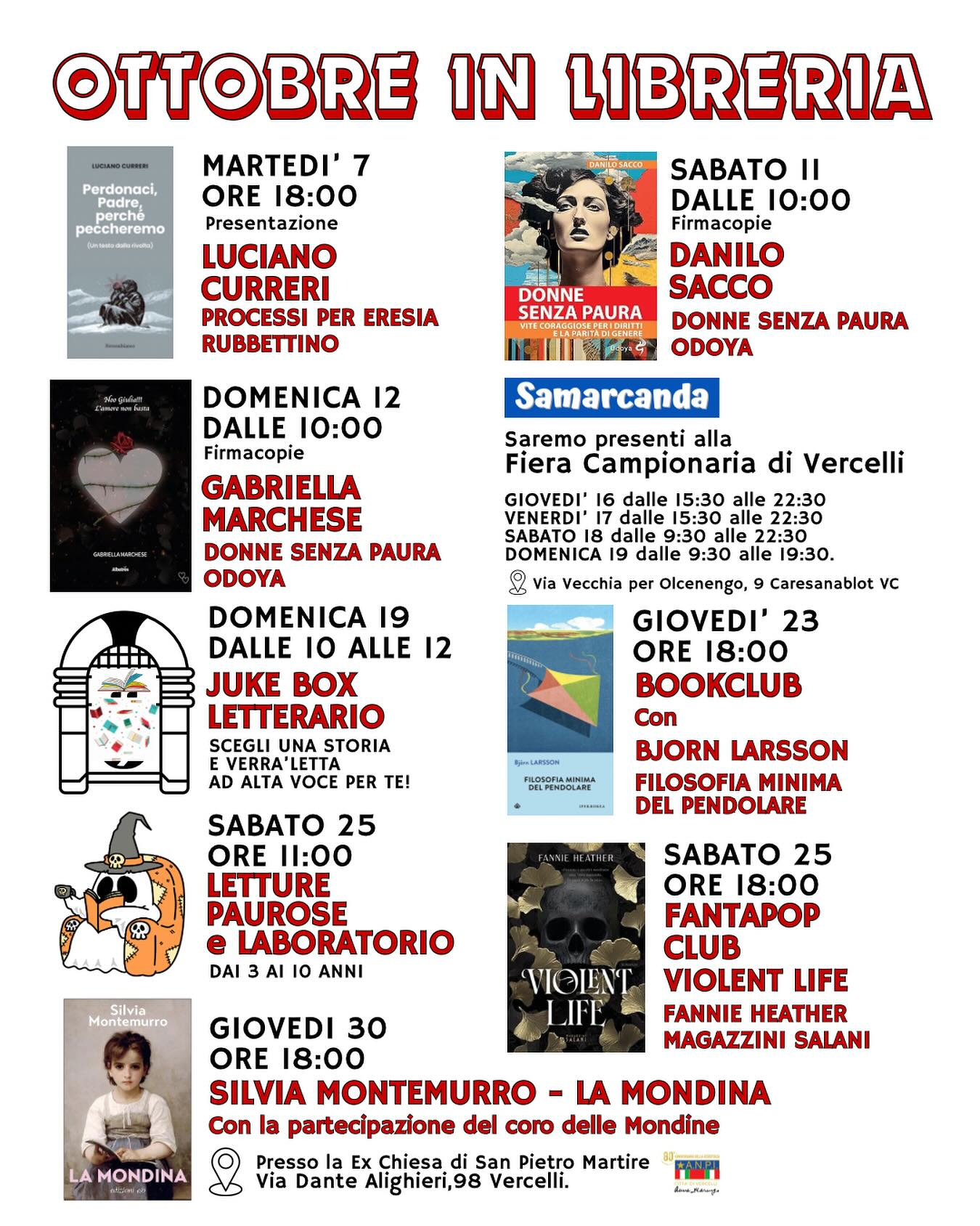 ottobre in libreria