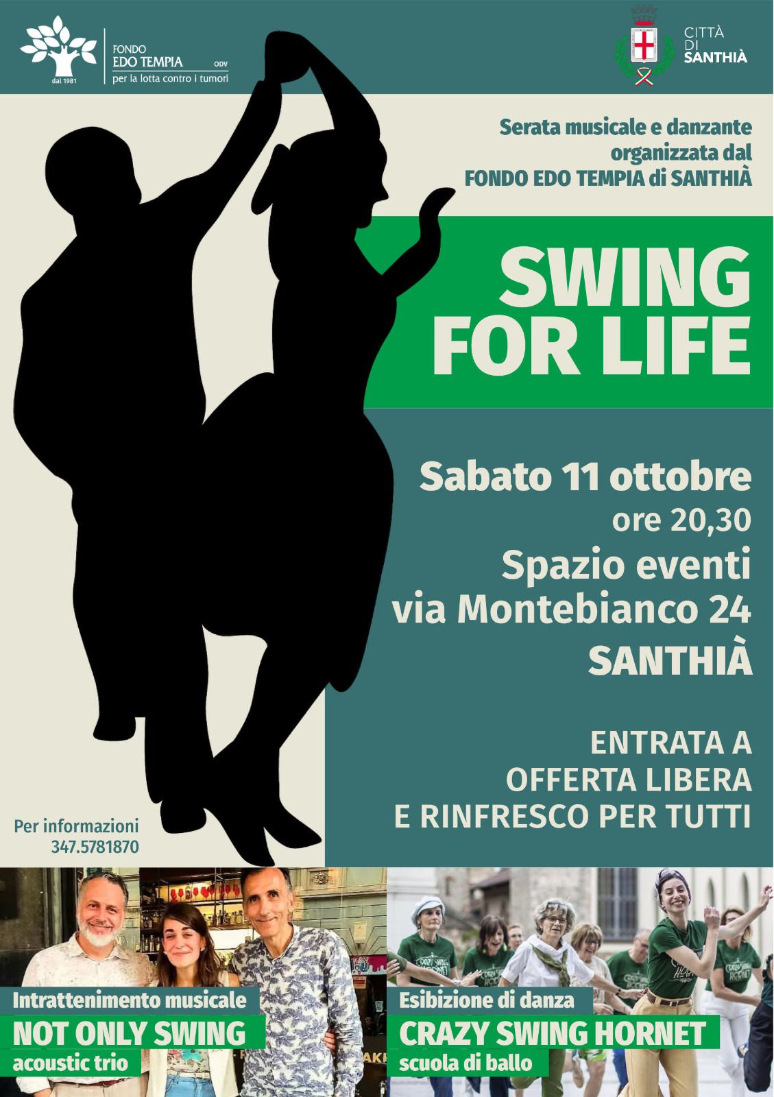 locandina swing for life