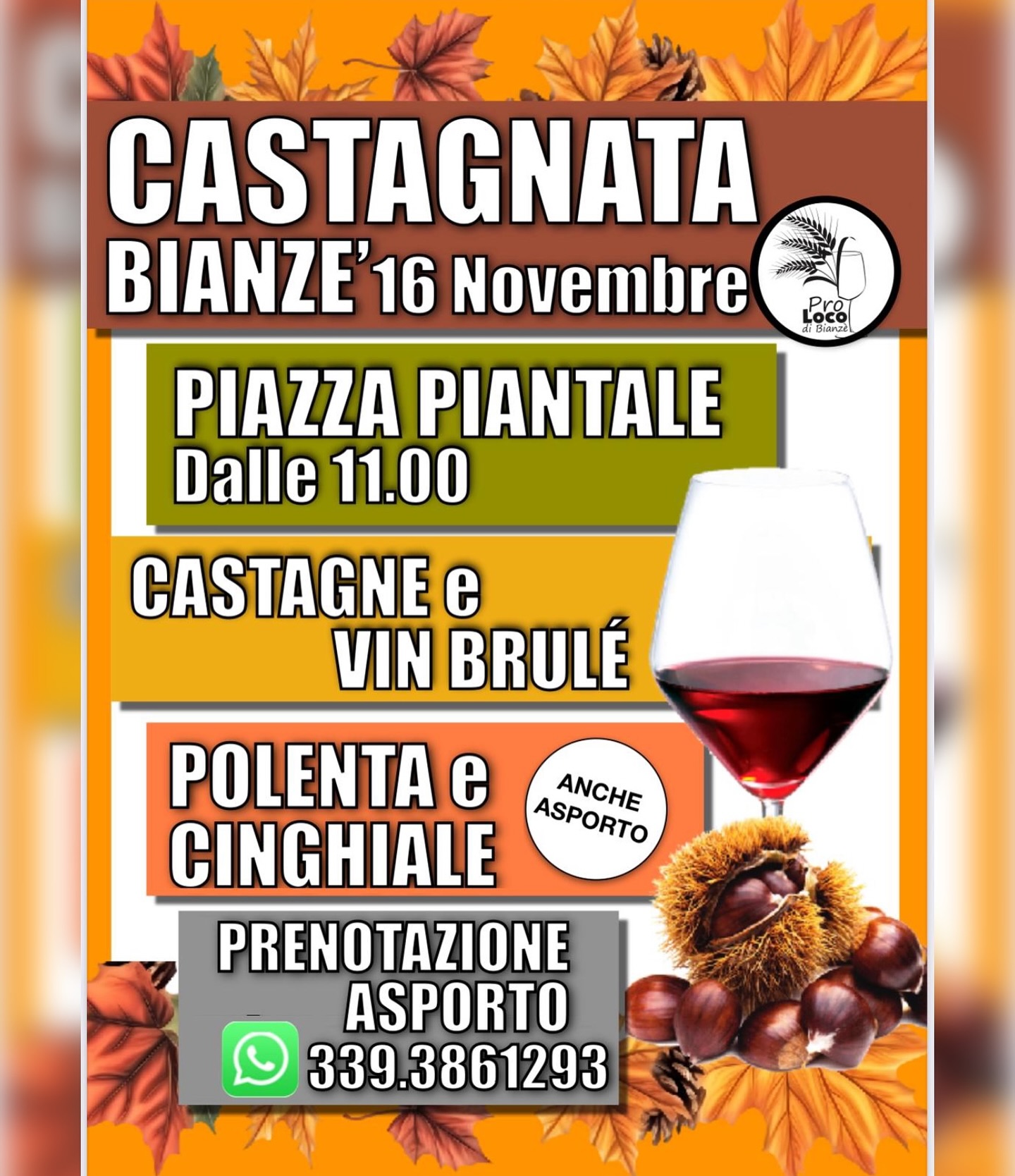 locandina castagnata