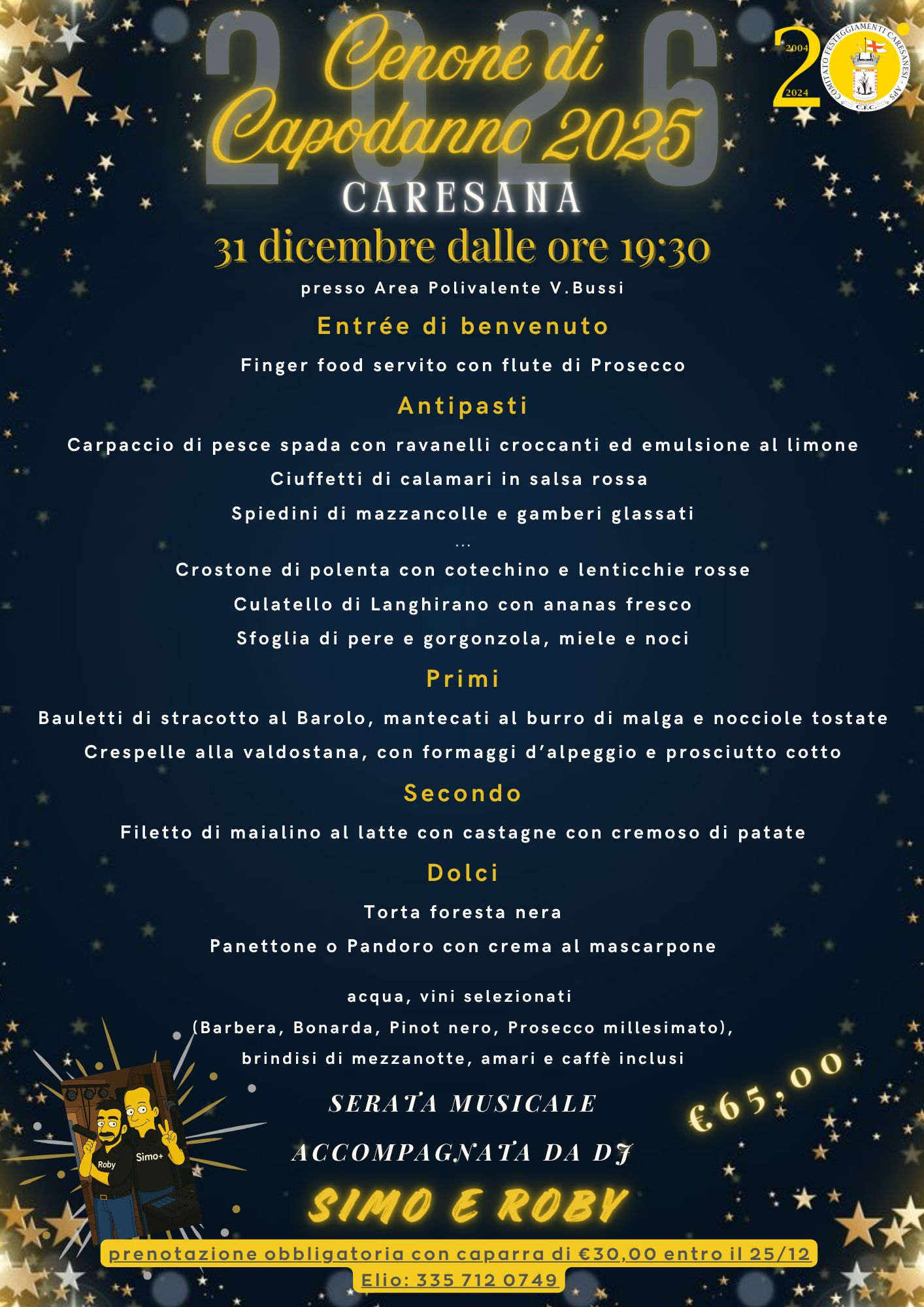 Cenone capodanno