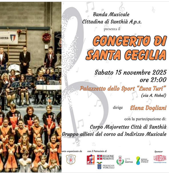 locandina concerto Santa Cecilia