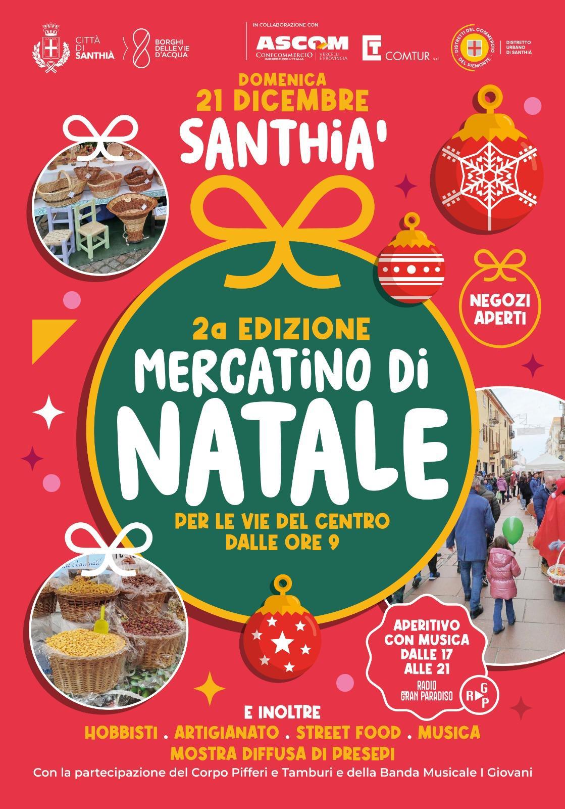 locandina mercatino di Natale