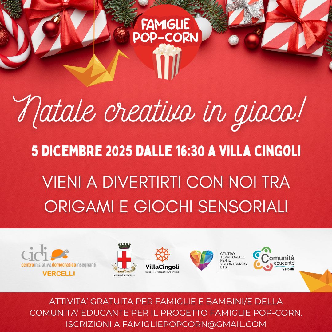 locandina Natale creativo in gioco