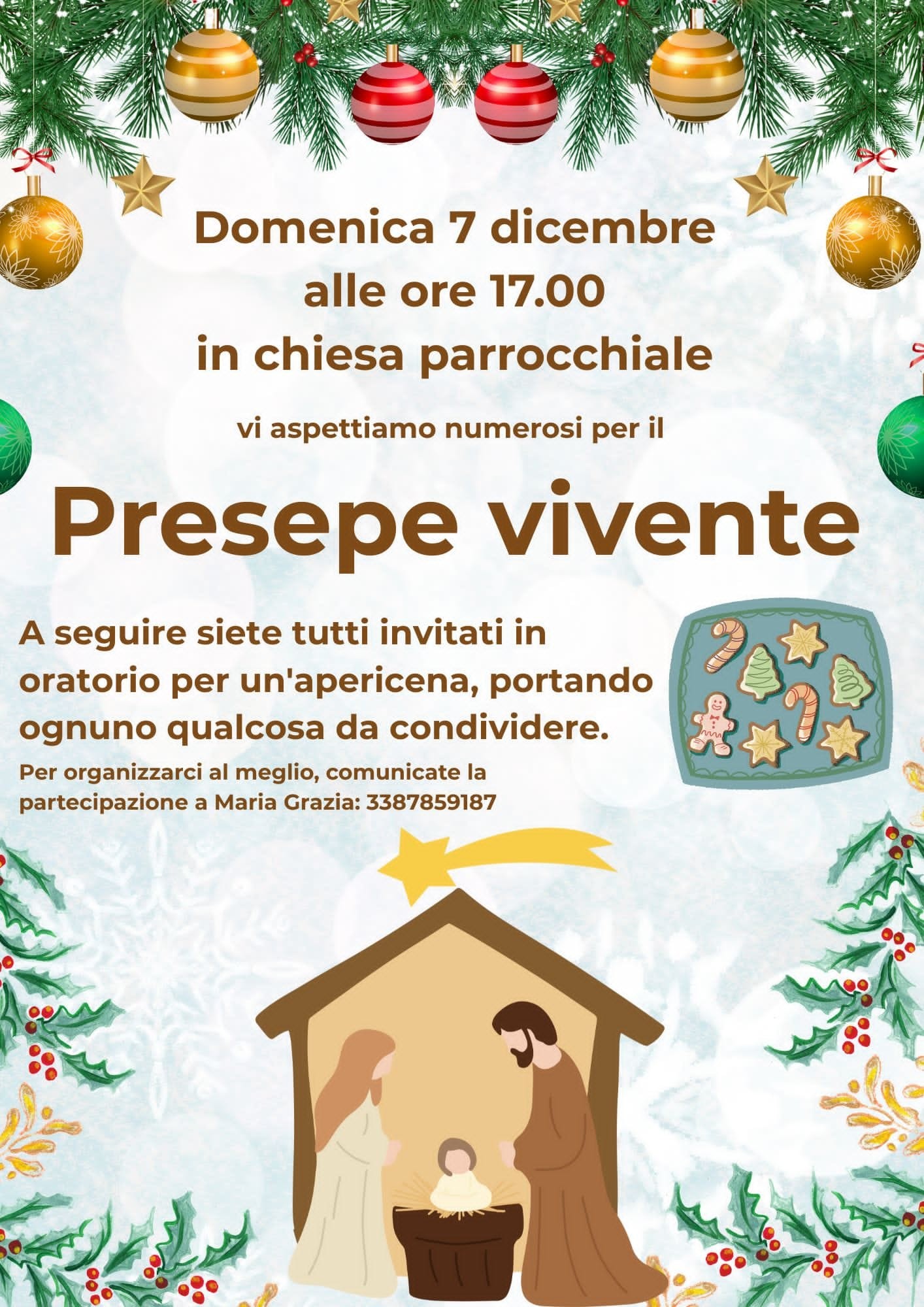 locandina presepe vivente
