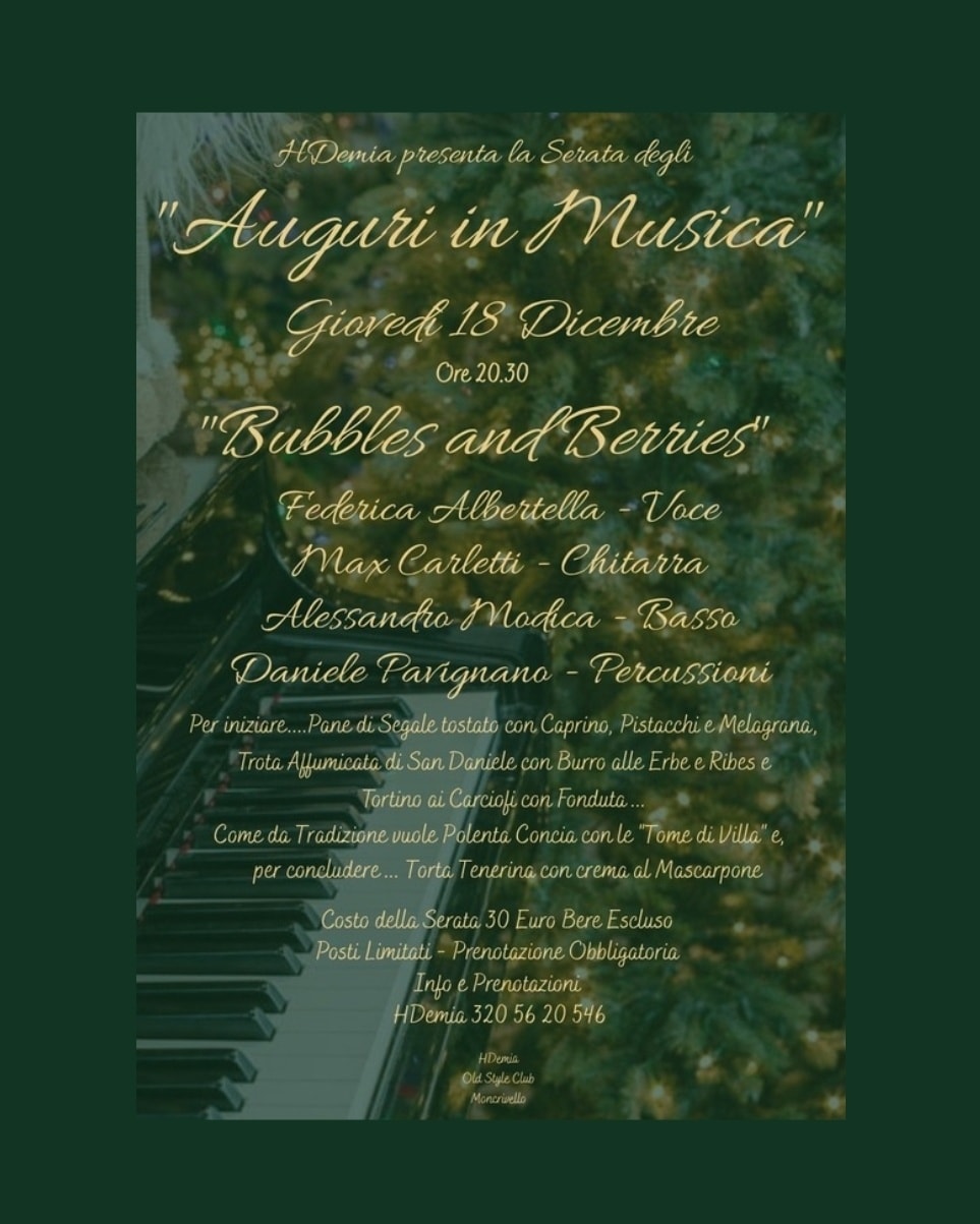 locandina Auguri in musica