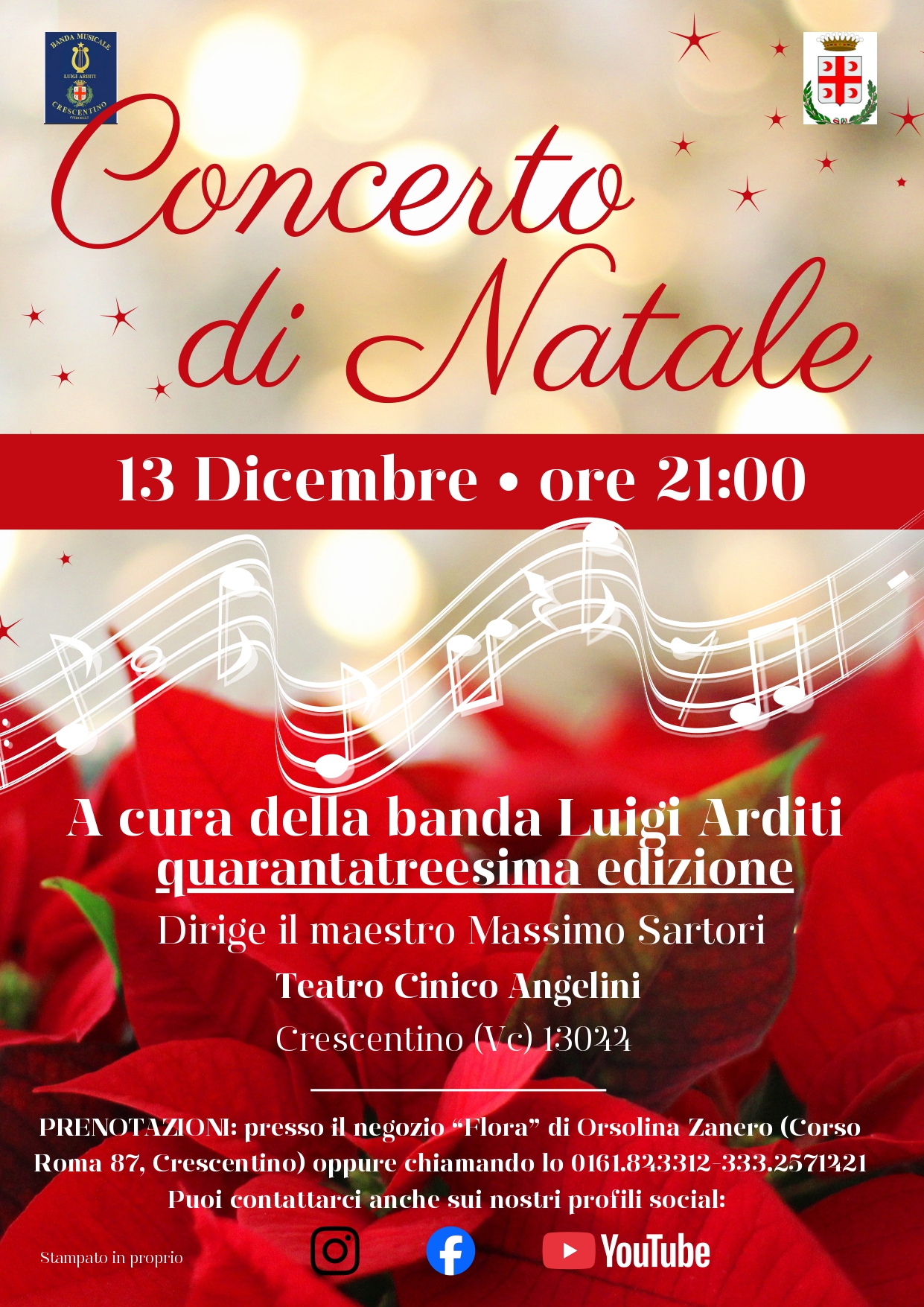 locandina concerto di Natale