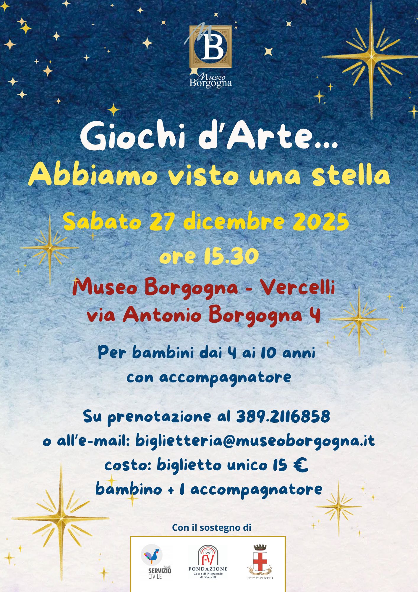 locandina giochi d'arte