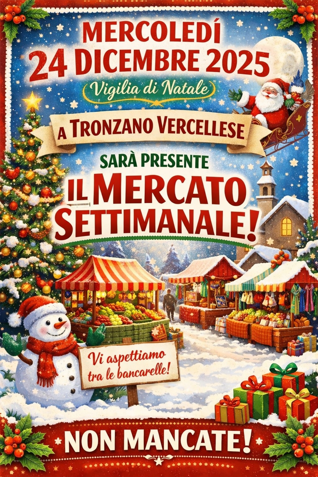 locandina mercato settimanale