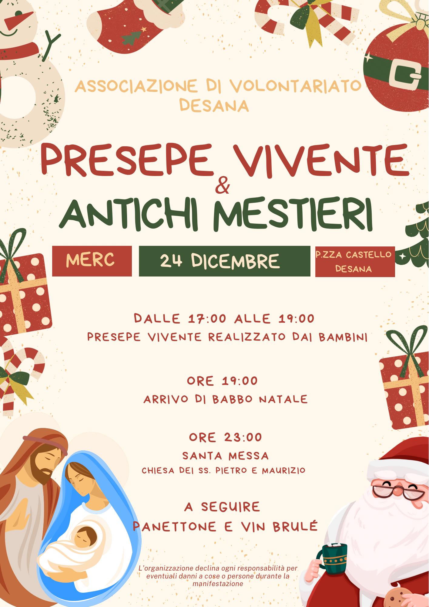 locandina presepe vivente