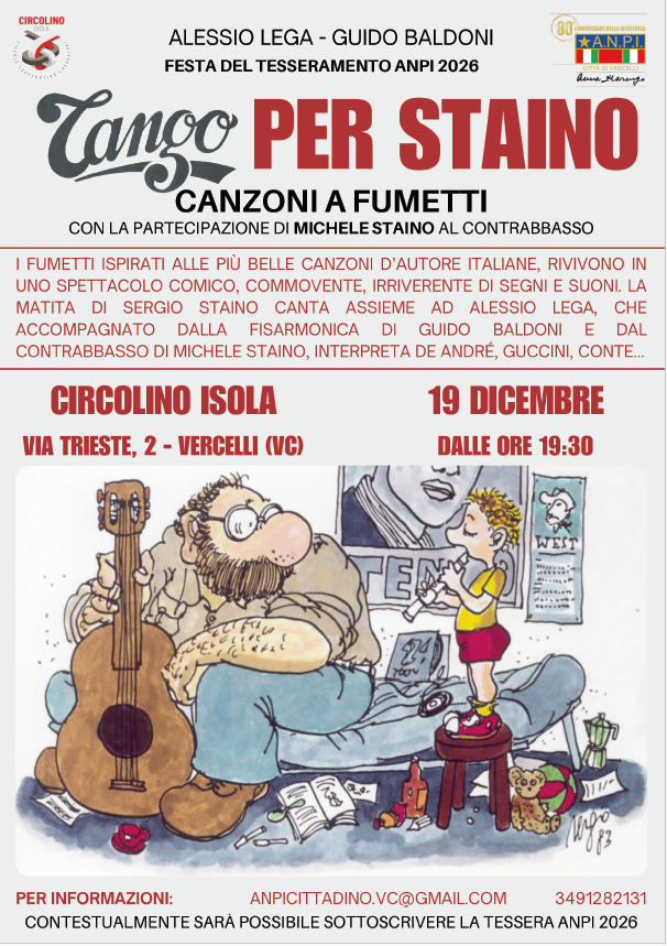 locandina Tango per Staino