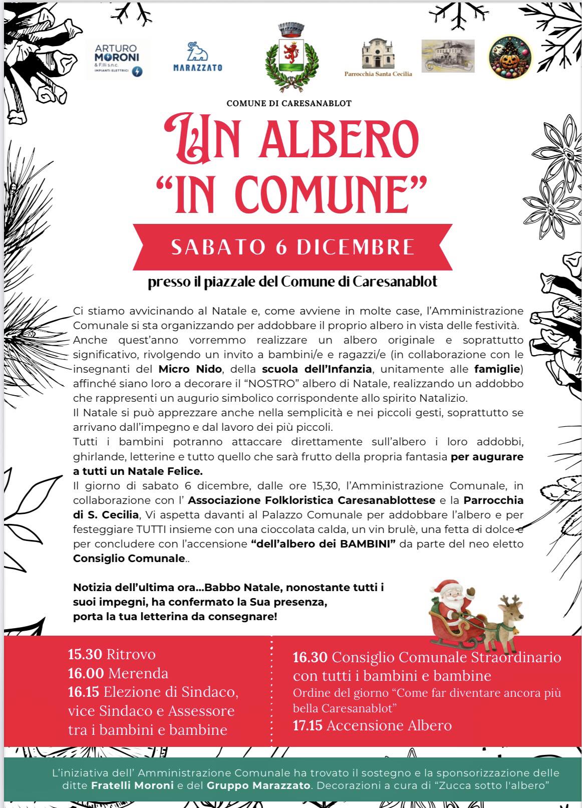 locandina un albero in comune