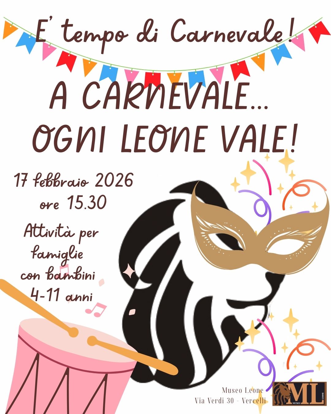 locandina a Carnevale ogni Leone vale