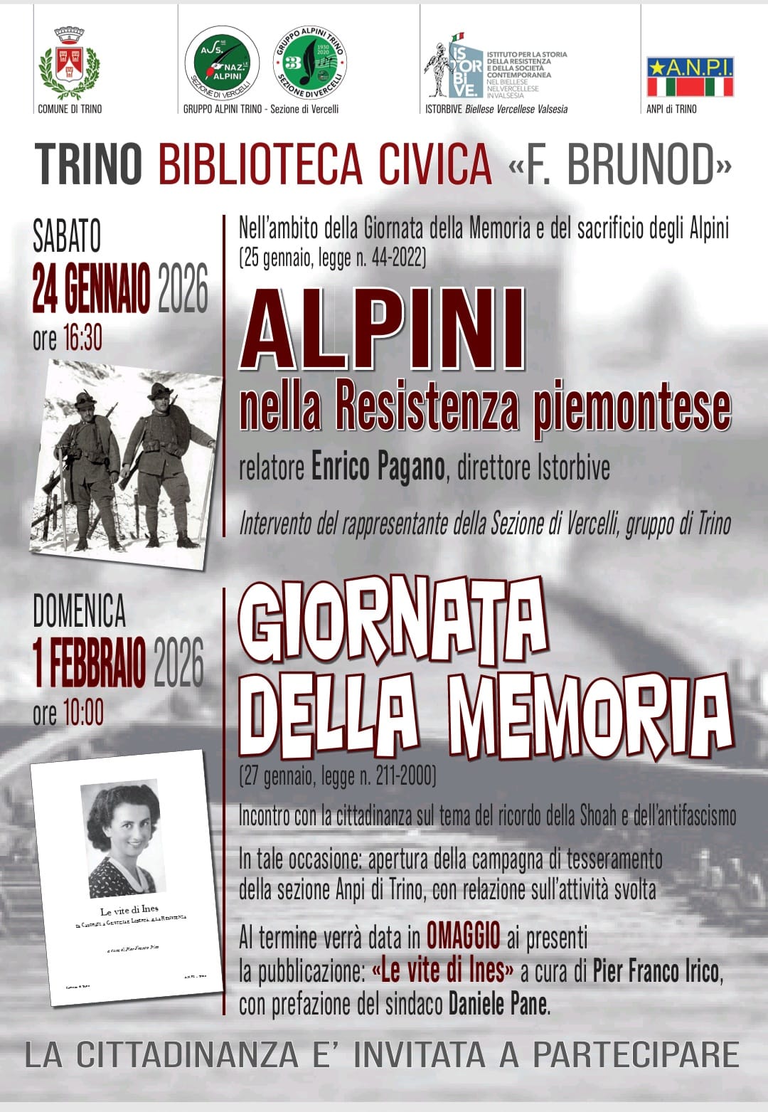 locandina alpini nella Resistenza piemontese