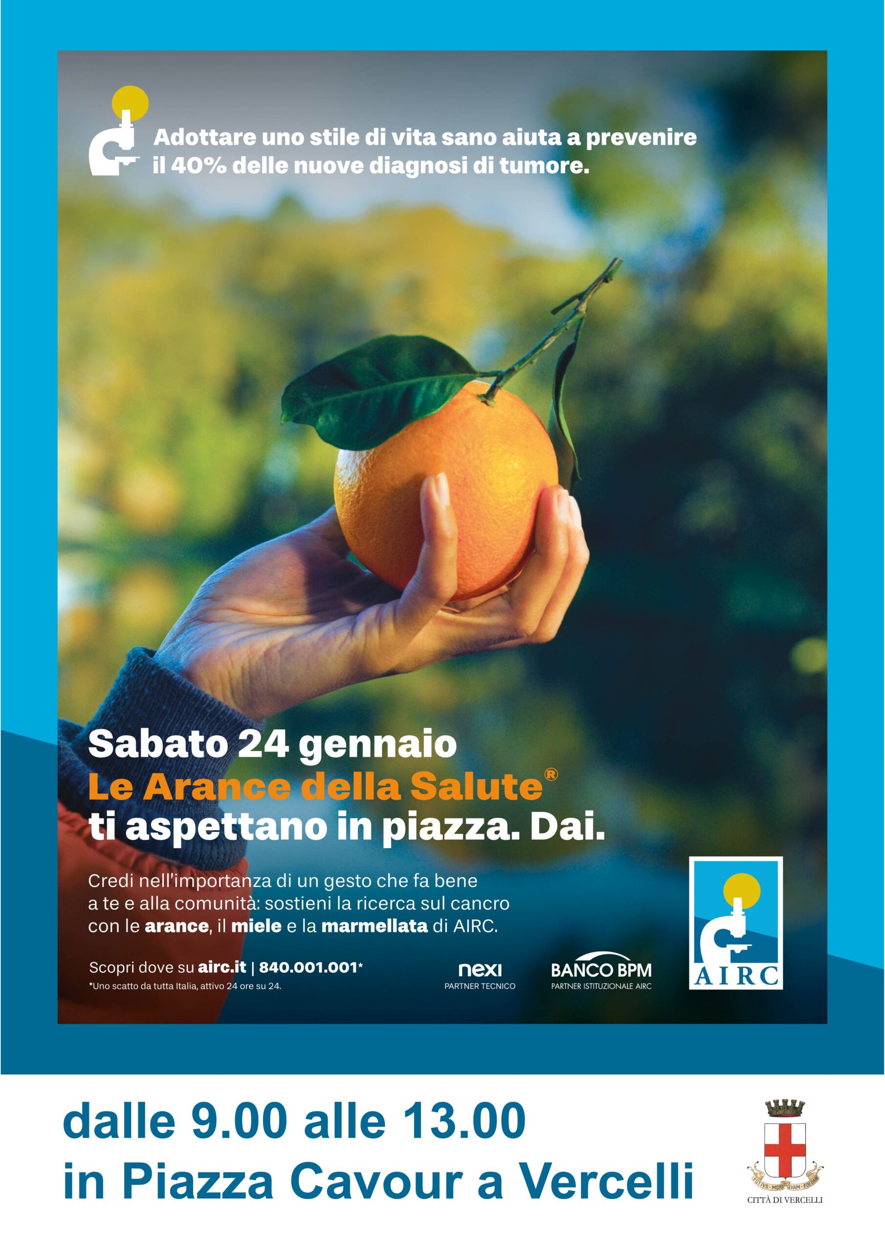 locandina arance della salute