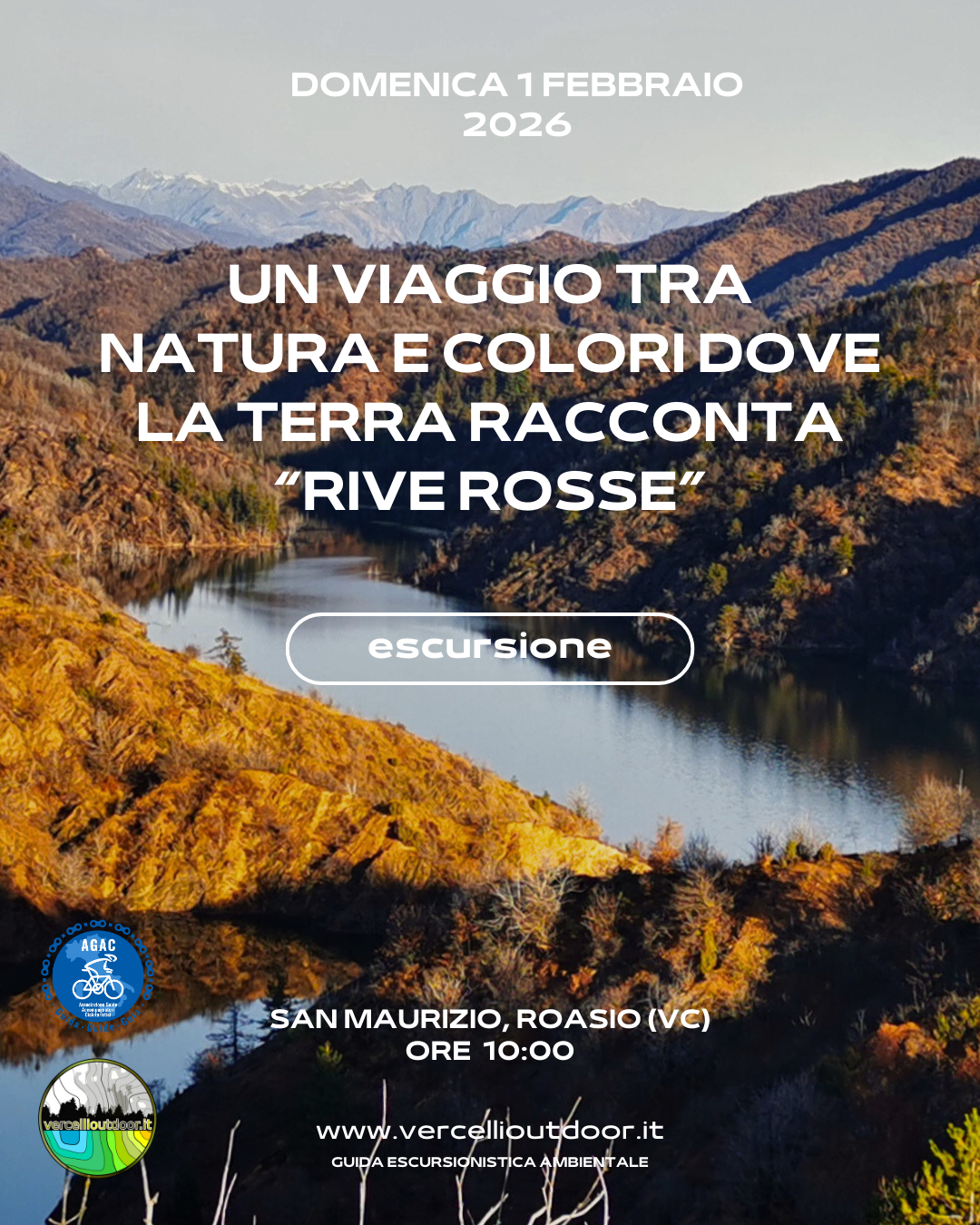 locandina escursione rive rosse