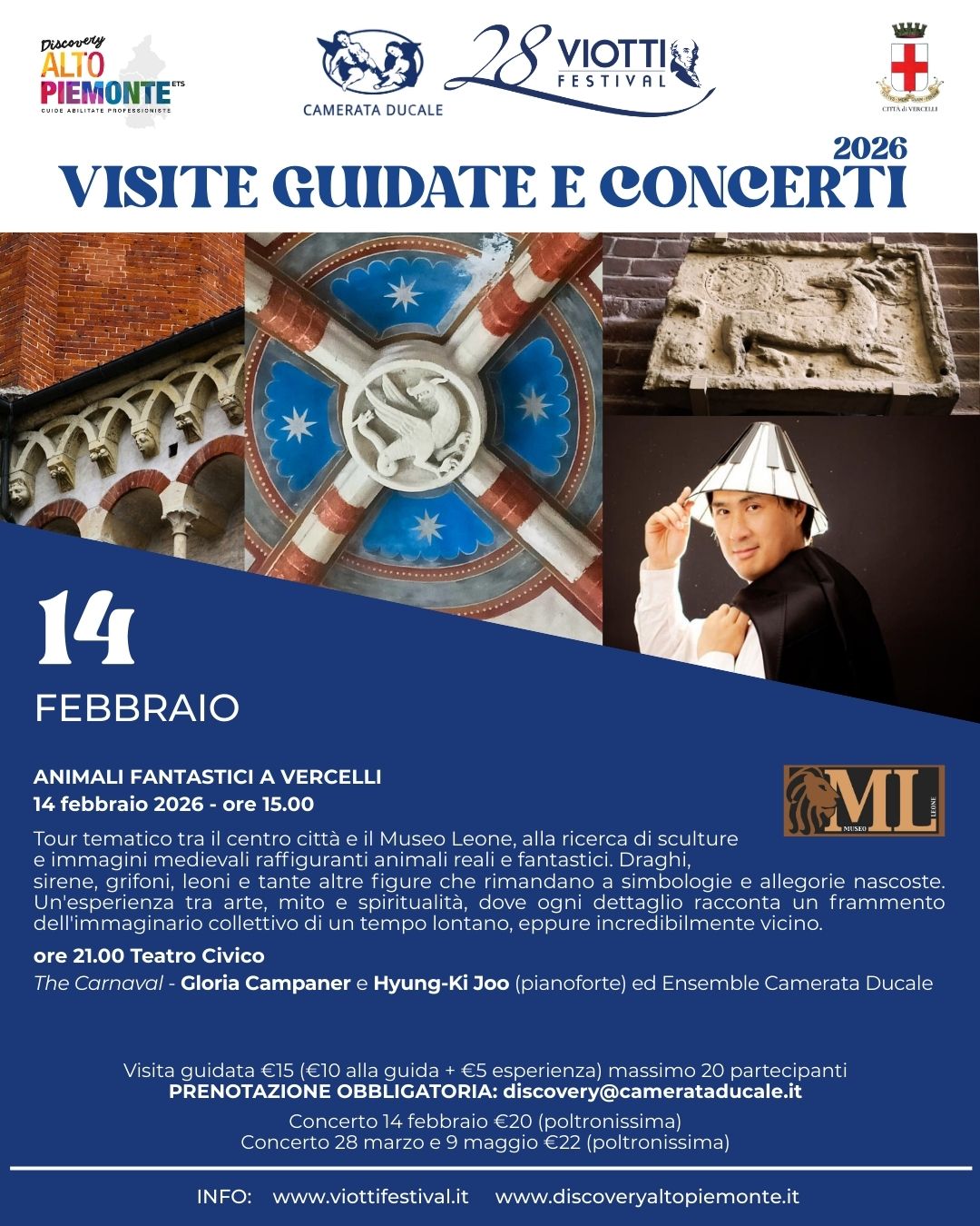 Visita guidata animali fantastici a Vercelli