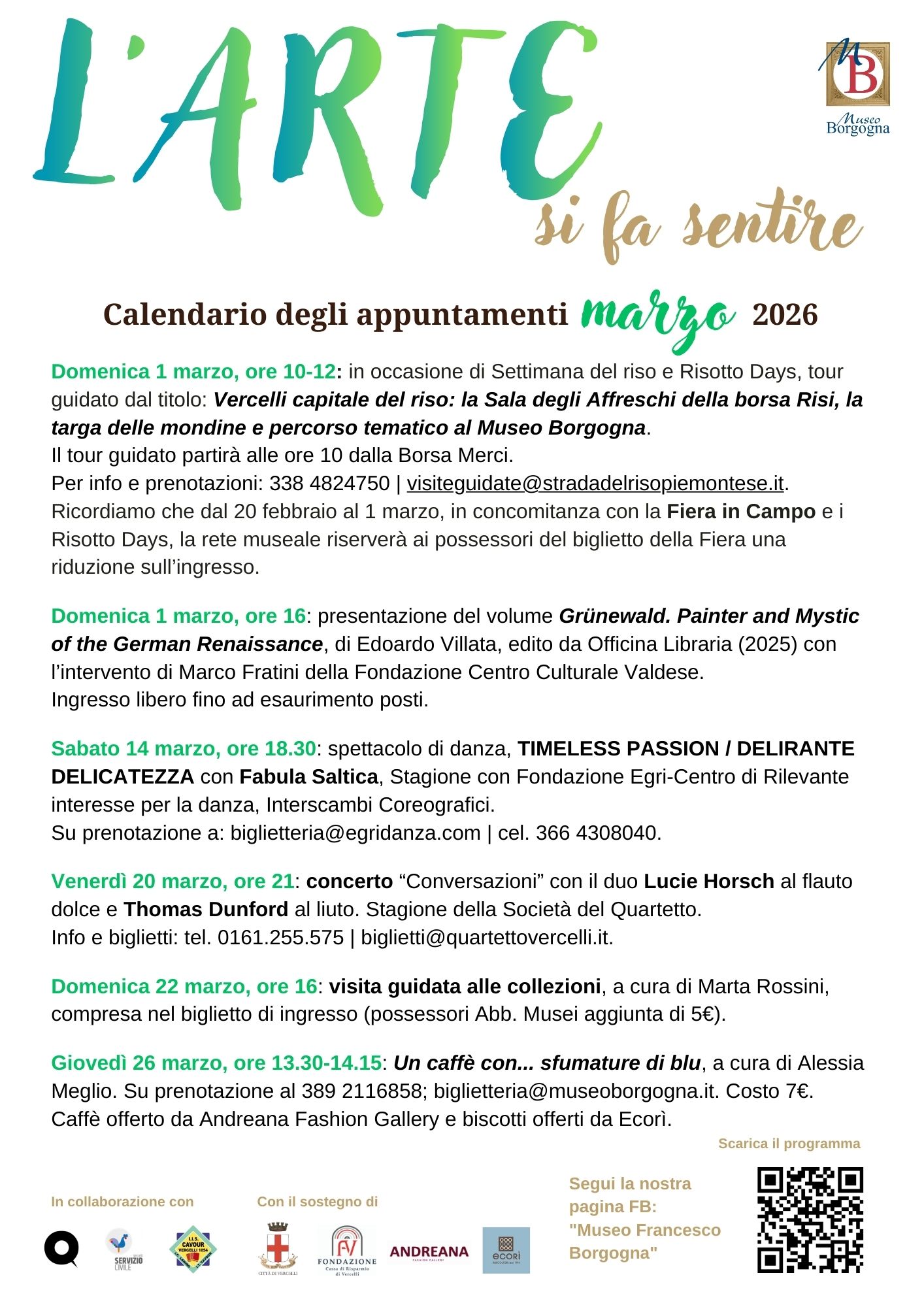 arte si fa sentire marzo