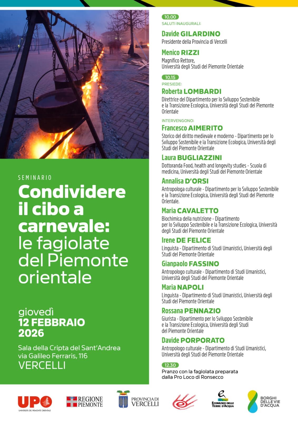 Condividere il cibo a carnevale: le fagiolate