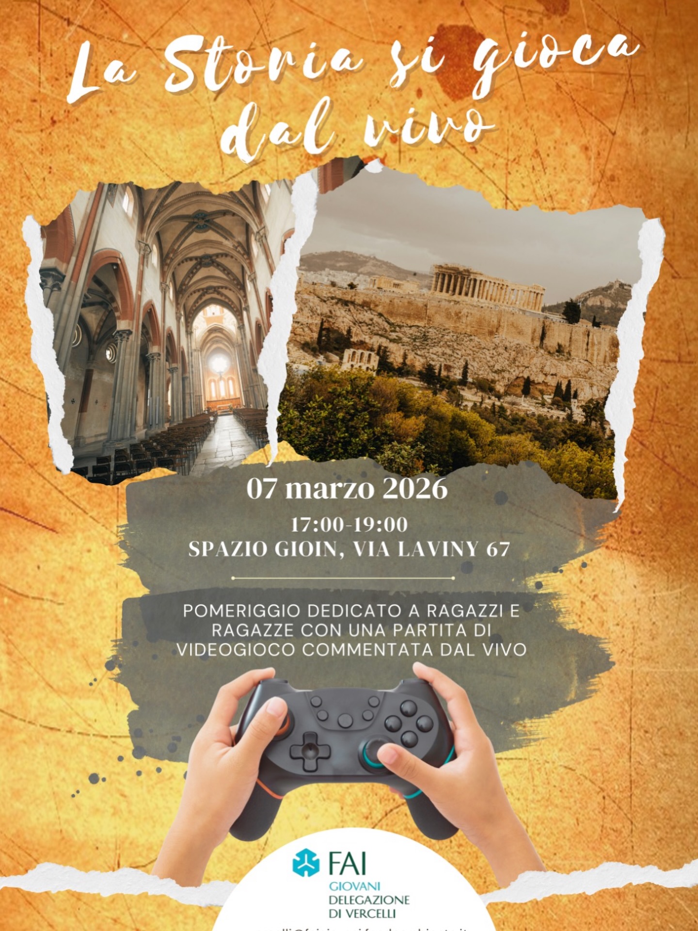 La Storia si gioca - Fai Giovani Vercelli
